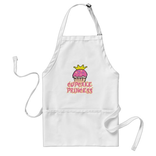 Cupcake Prinses Standaard Schort (Voorkant)