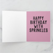 CUPCAKE QUEEN ANNIVERSAIRE, ADAPTÉ À LA CARTE DE F (Intérieur)