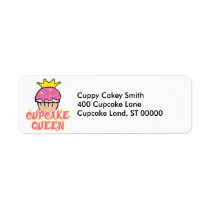 Cupcake Queen Etiket