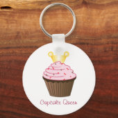 Cupcake Queen Sleutelhanger (Voorkant)