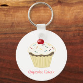 Cupcake Queen Sleutelhanger (Voorkant)