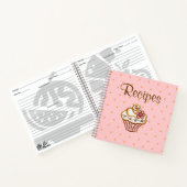 Cupcake Recept Kookboek Gift Notitieboek (Binnen)