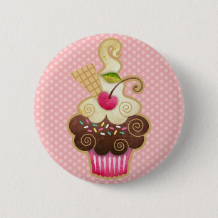 Cupcake Ronde Button 5,7 Cm