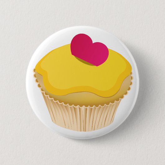Cupcake Ronde Button 5,7 Cm (Voorkant)