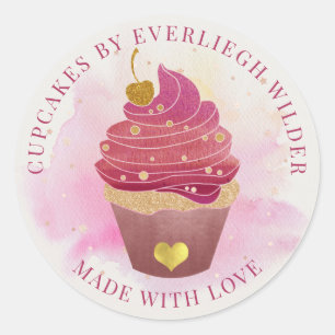 Cupcake Ronde Sticker