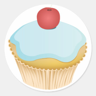 Cupcake Ronde Sticker