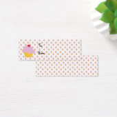 Cupcake rose Anniversaire Tags cadeaux (Bureau)