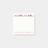 Cupcake Row Post-it® Notes (Voorkant)