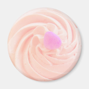 Cupcake roze snoep schattig magneet
