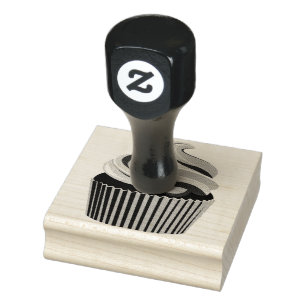 Cupcake Rubber Stamp door Warrior_Wares_Inc Rubberstempel