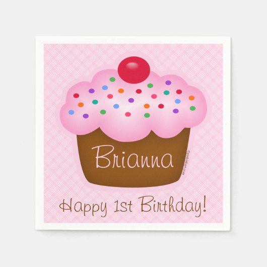 Cupcake Servetten (Voorkant)