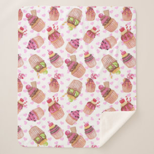 Cupcake Sherpa Deken