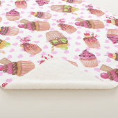 Cupcake Sherpa Deken (3/4)