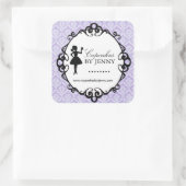 Cupcake Silhouette Packaging Stickers (Tas)