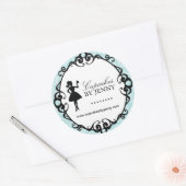 Cupcake Silhouette Packaging Stickers (Envelop)