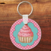 Cupcake-Sleutelhanger Sleutelhanger (Voorkant)