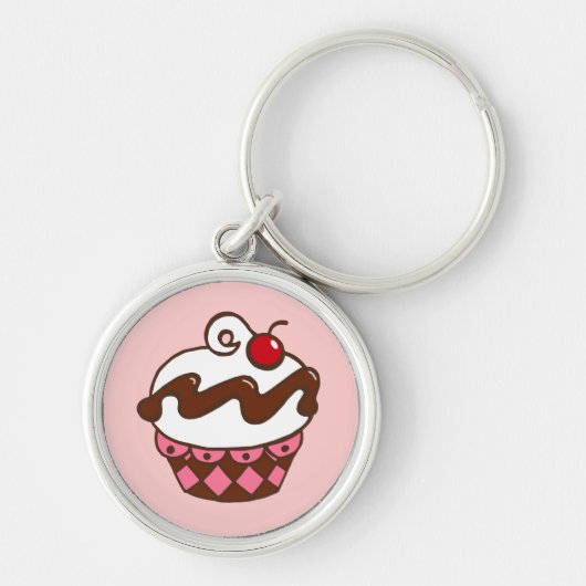 Cupcake-Sleutelhanger Sleutelhanger (Voorkant)