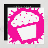 cupcake splatt kaart (Voorkant / Achterkant)