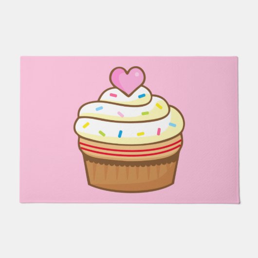 Cupcake-spot Deurmat (Voorkant)
