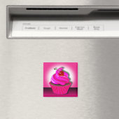 "Cupcake Spotlight" van Cheryl Daniels Magneet (Insitu (Vaatwasser))