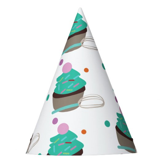 Cupcake Sprinkels Feesthoedjes (Voorkant)