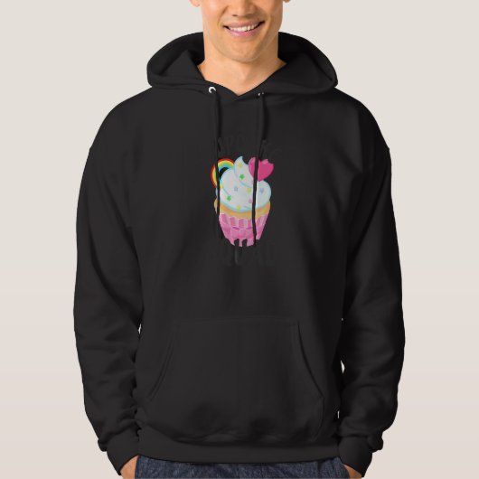 Cupcake Squad Retro Hoodie (Voorkant)
