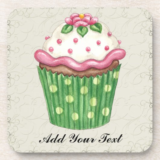 Cupcake - SRF Drankjes Onderzetter (Voorkant)