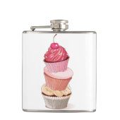 Cupcake Stack Flask Heupfles (Voorkant)