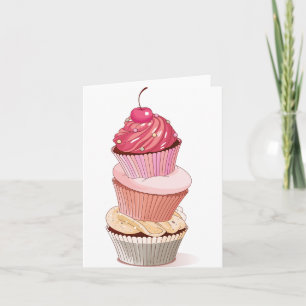 Cupcake Stack Notitiekaarten