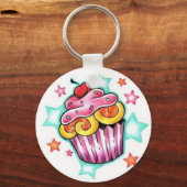 Cupcake Star Sleutelhanger (Voorkant)