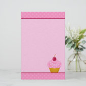 Cupcake Stationery Briefpapier (Staand voorkant)