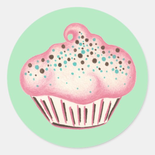 Cupcake Sticker (Voorkant)
