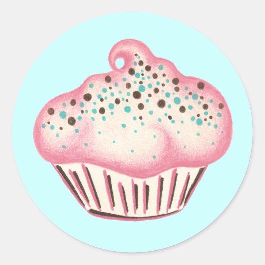 Cupcake Sticker (Voorkant)