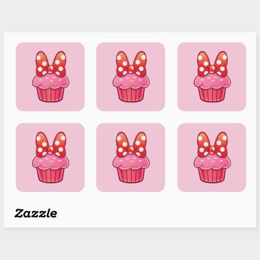 Cupcake Sticker (Feuille)