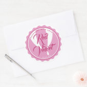 Cupcake stickers étiquettes personnalisés (Enveloppe)