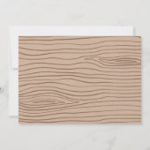 Cupcake sur stand invitation de douche nuptiale (Dos)