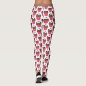 Cupcake Sweet Dessert Bakery Cake Pattern Leggings (Achterkant)