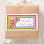 Cupcake Sweet Shoppe Étiquettes (En situation)