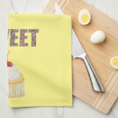 Cupcake Sweet Sprinkings Serviette de cuisine (Quart Plié)