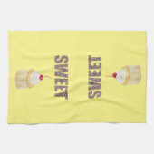 Cupcake Sweet Sprinkings Serviette de cuisine (Horizontal)