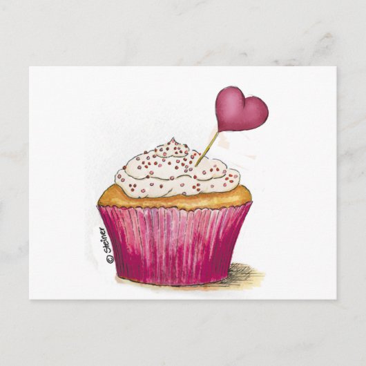 Cupcake - Sweetest Day Briefkaart (Voorkant)