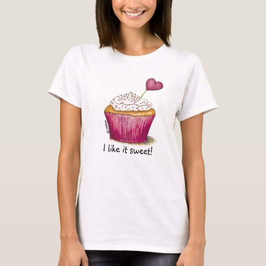 Cupcake - Sweetest Day T-shirt (Voorkant)