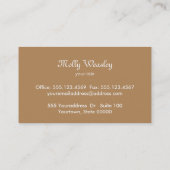 Cupcake Sweets and Bakery Visitekaartje (Achterkant)