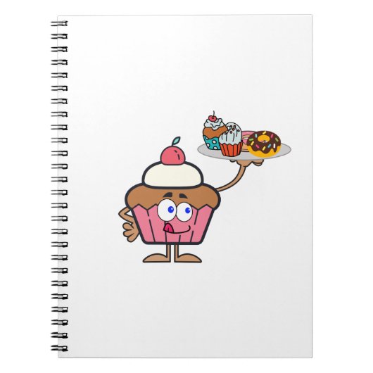 Cupcake Sweets Uw Dag Notitieboek (Voorkant)