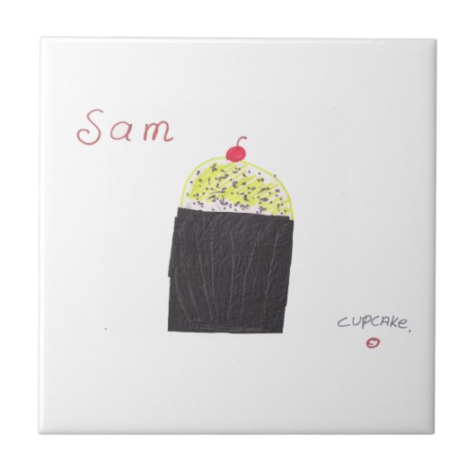 CUPCAKE TEGELTJE (Voorkant)