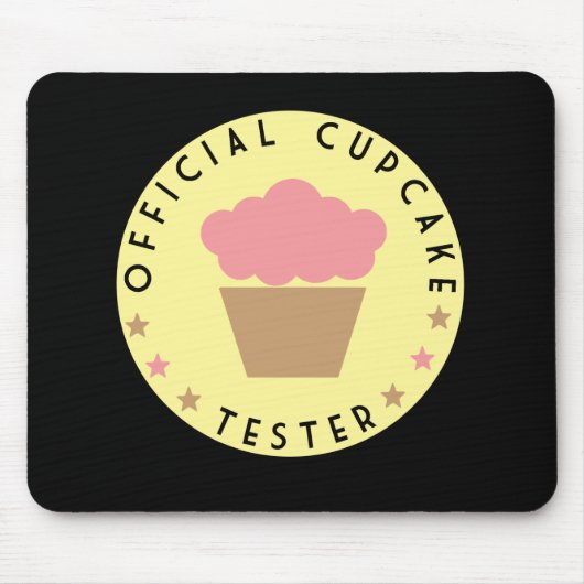 Cupcake Tester Muismat (Voorkant)