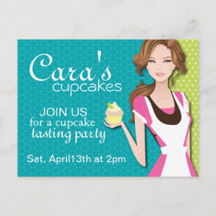 Cupcake-testpartij Briefkaart