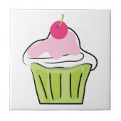Cupcake Tile Tegeltje (Voorkant)