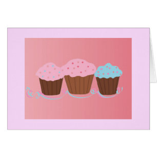 Cupcake Trio - Blank