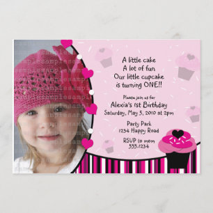 Cupcake Uitnodiging of Hartelijk dank